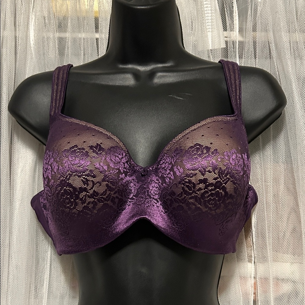 Soma Deep Purple Lace Bra